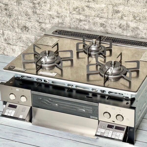 NORITZ「ピアット」都市ガスビルトインコンロ 幅60cm 両面焼きグリル