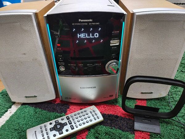 パナソニックコンポ MD 5CDチェンジャー