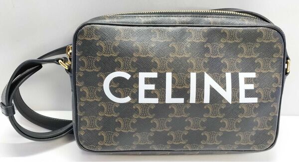 【CELINE セリーヌ】メッセンジャーバッグ トリオンフ キャンバス 斜め掛け ショルダーバッグ