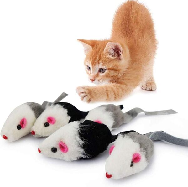 ネコおもちゃ ネズミ ぬいぐるみ ペット噛むおもちゃ ペット玩具 猫 運動不足解消 環境にやさしい素材 ペット おもちゃセット