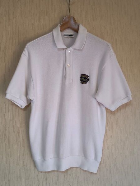 80’s~90’s CHEMISE LACOSTE CLUB 半袖ニットポロシャツ Lサイズ