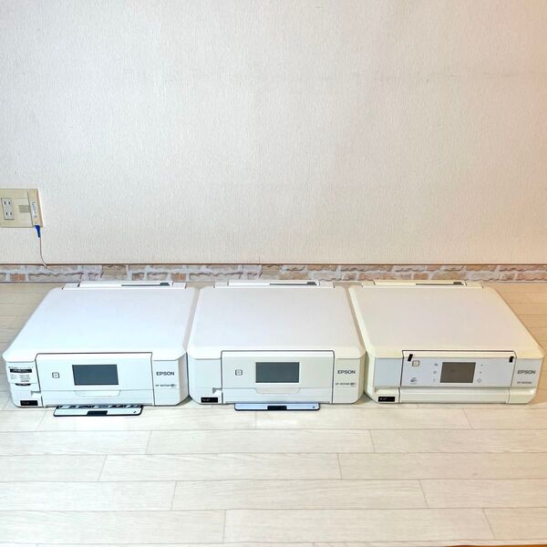 ジャンク 通電のみ EPSON EP-807AW ×2 EP-805AW ×1 3台セット エプソン インクジェットプリンター