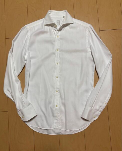 CIT luxuryチット ラグジュアリー ホリゾンタルカラー シャツ スリム 37
