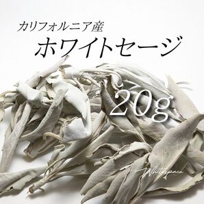 ホワイトセージ ミックスリーフ20g/カリフォルニア産/浄化 スマッジング