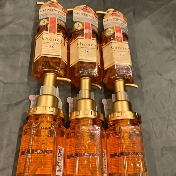 アンドハニー EXディープモイスト ヘアオイル グランローズハニーの香り100ml×6個セット