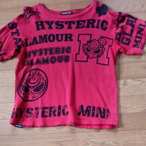 HYSTERIC MINI ヒステリックミニ Tシャツ レッド 正規品 日本製