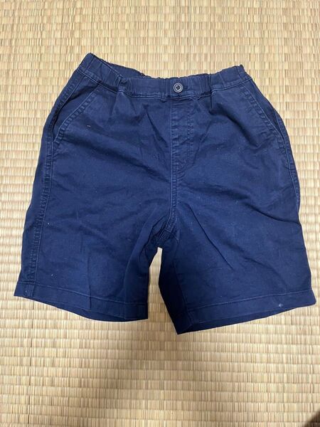【2枚】UNIQLO Kids ショートパンツ ネイビー サイズ130