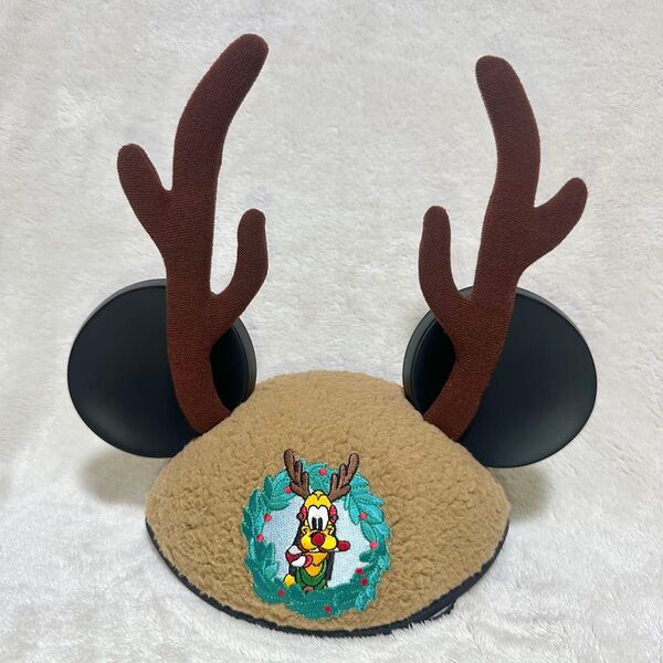 ディズニー プルート トナカイ クリスマス 帽子 イヤーハット ファンキャップ