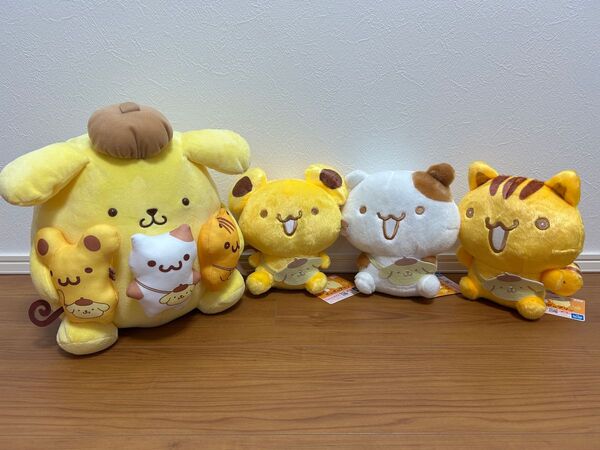 チームプリン みんなでお散歩でちゅ! ぬいぐるみ セット ラウンドワン限定