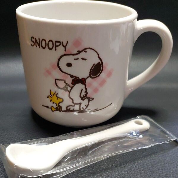 スヌーピー マグカップ スープカップ スプーン付き 陶器 食器 セット Peanuts