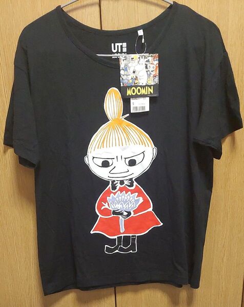 ユニクロ タグ付き Tシャツ UT 黒 ムーミン リトルミイ 半袖 グラフィックT