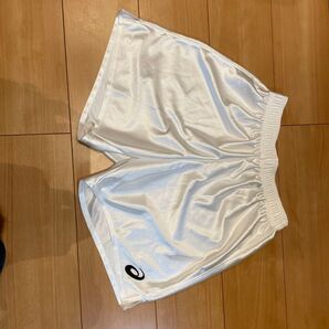 asics アシックス ゲームパンツ 白 ホワイト 未使用に近い