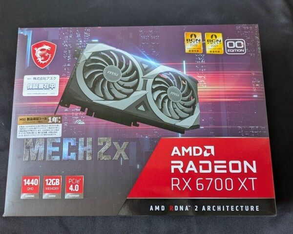 AMD Radeon MSI RX6700 XT MECH