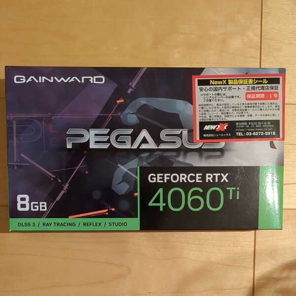 GAINWARD NE6406T019P1-1060E-G GAINWARD RTX 4060 Ti PEGASUS 8GB