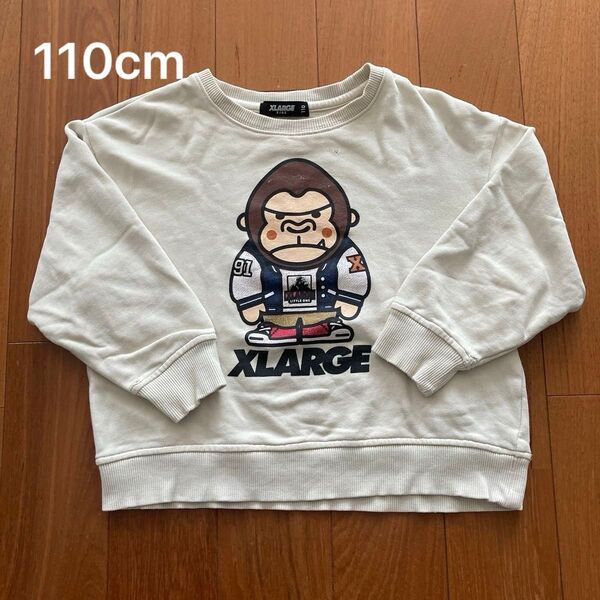 【古着】110cm XLARGE KIDS エクストララージキッズ トレーナー