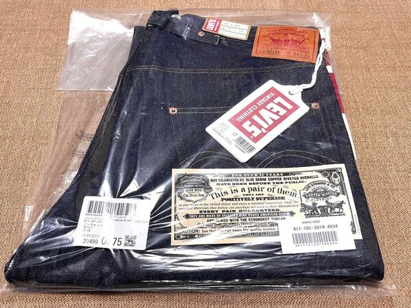 新品 LEVI'S リーバイス 501XX 1922年 復刻モデル W34 L34/LEVI'S VINTAGE CLOTHING