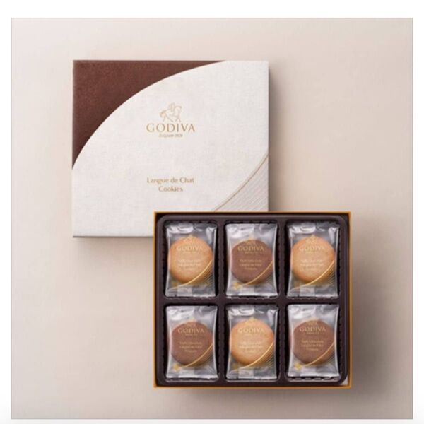 GODIVA ラングドシャクッキーアソート18枚入り