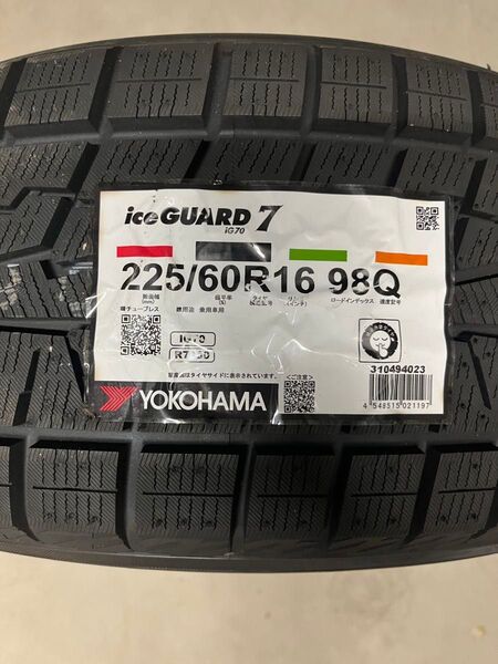 YOKOHAMA ice GUARD IG70 225/60R16 ヨコハマタイヤ アイスガード 1本