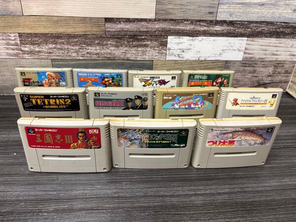 スーパーファミコンソフト 11本まとめ売り 一応ジャンク扱い スーファミ SFC スーパーファミコン