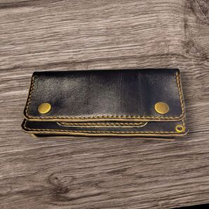 トラッカーウォレット 手染め 丘染め