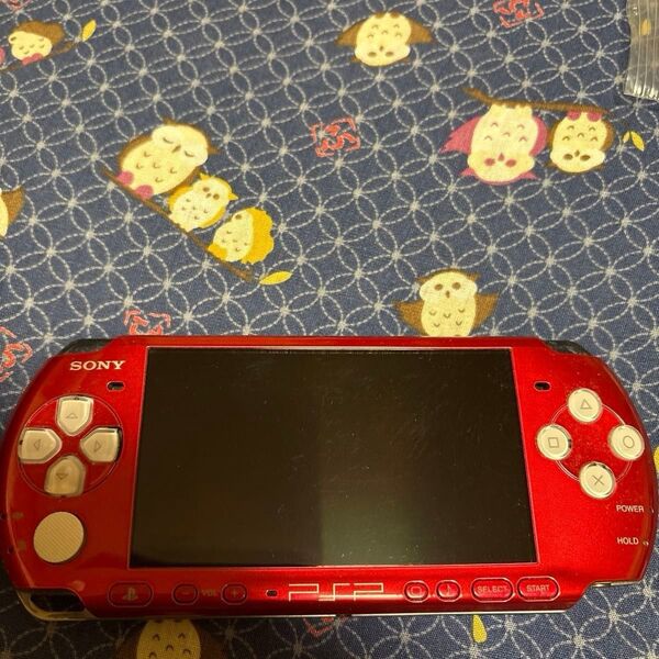 SONY PSP-3000 PSP ソニー プレイステーションポータブル PlayStation レッド ゲーム ソフトまとめ