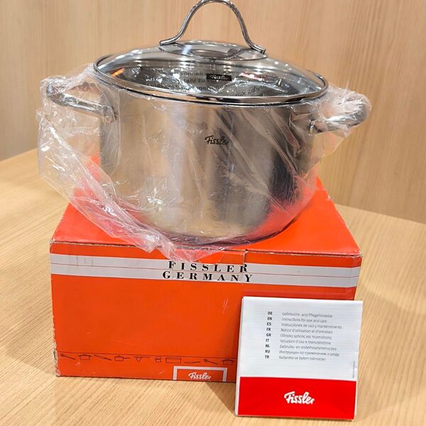 新品未使用 Fissler フィスラーパリキャセロール 20cm 両手鍋 ガラス蓋付き