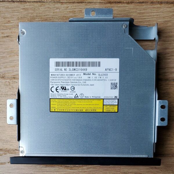 Panasonic UJ260 BD光学ドライブ 2013年製