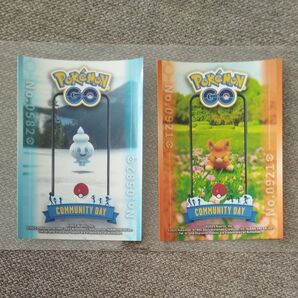 ポケモンGO コミュニティデイ パモ&バニプッチ ステッカー ポケモンセンター