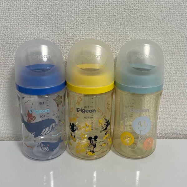 ピジョン プラスチック製哺乳瓶 240ml 3本セット 母乳実感