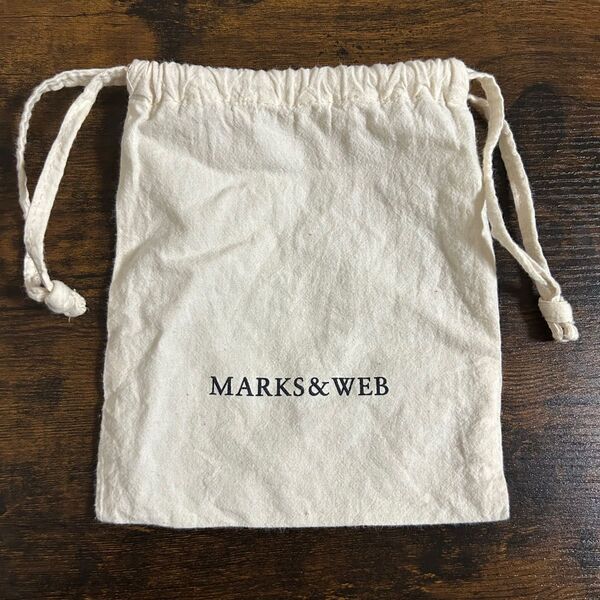 マークスウェブ MARKS&WEB 巾着 ポーチ ベージュ 小物入れ 巾着袋
