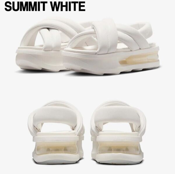 【新品】23cm ナイキ Nike W AIR MAX ISLA 厚底サンダル SUMMIT WHITE