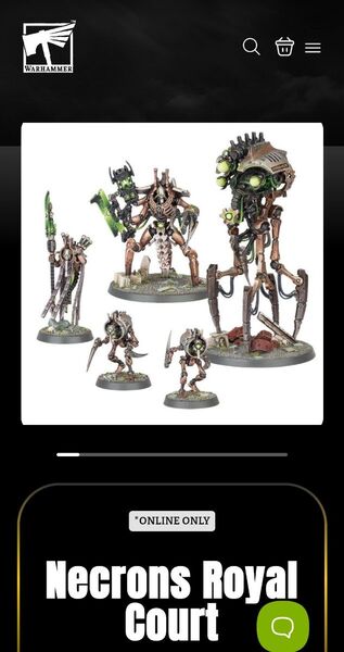 【新品・未開封】ロイヤル・コート ウォーハンマー ネクロン アシェット50号 Warhammer Imperium