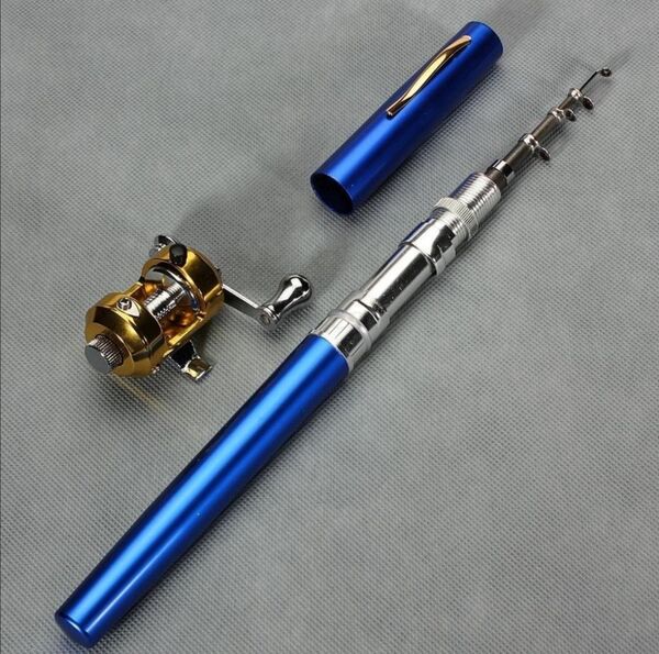 ペン型 コンパクト ロッド リール付 サビキ アジ テナガエビ 防波堤 穴釣り ファミリー 夏休み ハゼ 川 池