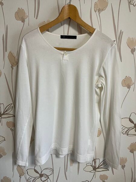 ◆日本製◆ シップス ヘンリーネックロングTシャツ Lサイズ