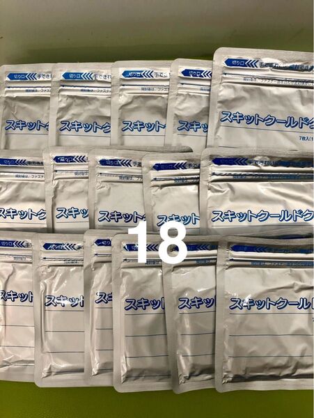 湿布 スキットクールドクター 7枚入18個126枚 冷却材