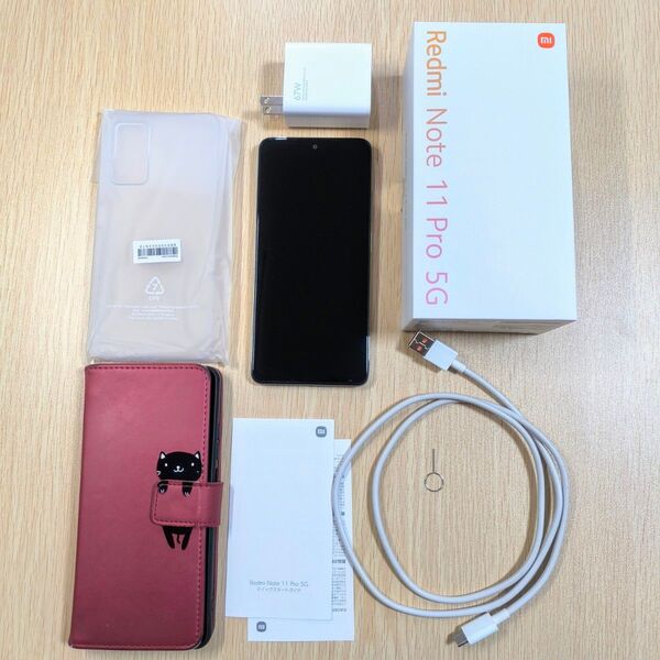 スマホ本体Redmi Note 11 Pro 5Gホワイト6GB/128 SIMフリー スマートフォン