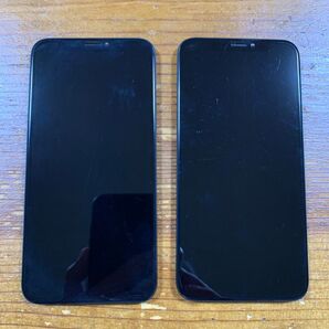 iPhoneX用 使用済み液晶パネル 2枚 ジャンク品