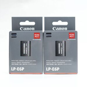 新品未開封 キヤノン純正 Canon LP-E6P 2個セット
