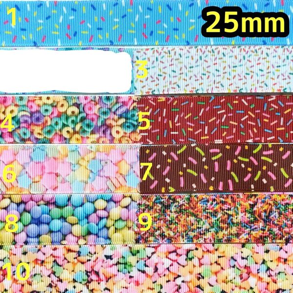 グログランリボン 25mmリボン 切り売り ハンドメイド