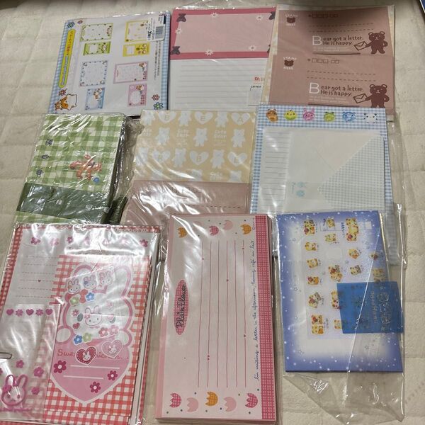 平成レトロ 便箋まとめ売り サンエックス
