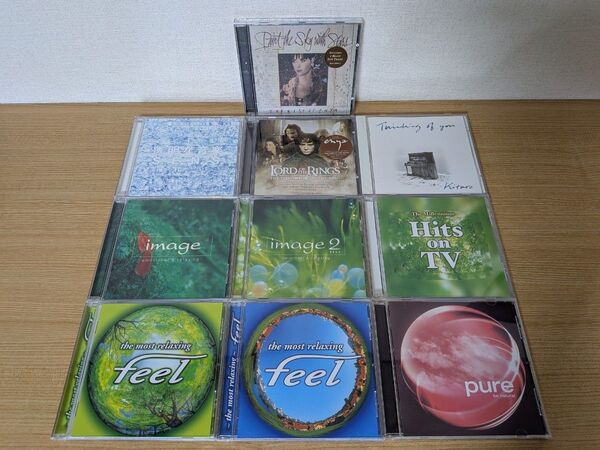 『feel』シリーズ・『image』シリーズ・『透明な音楽』・ENYA等・ヒーリング系CD 10枚セット