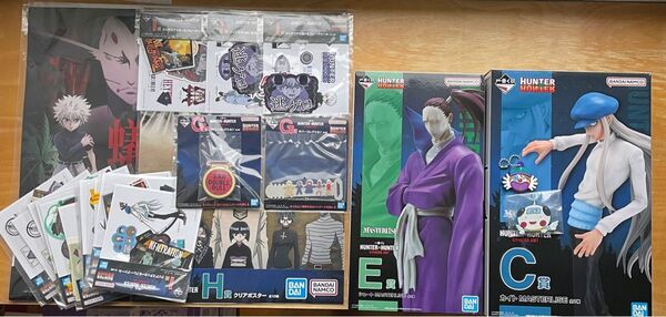 HUNTER×HUNTER 一番くじ カイト シュート クレイジースロット ポットクリン 幻影旅団 ステッカー・シールなど