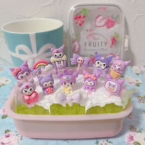 クロミちゃんいっぱい.*ランチピック.*お弁当ピック