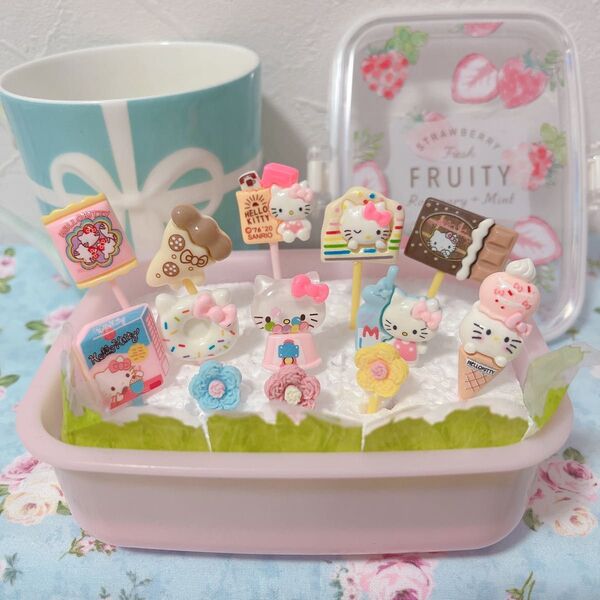 キティちゃん★ランチピックお弁当ピックピック