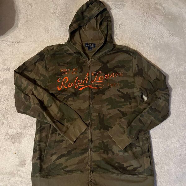 Ralph Lauren ジップアップパーカー 迷彩柄