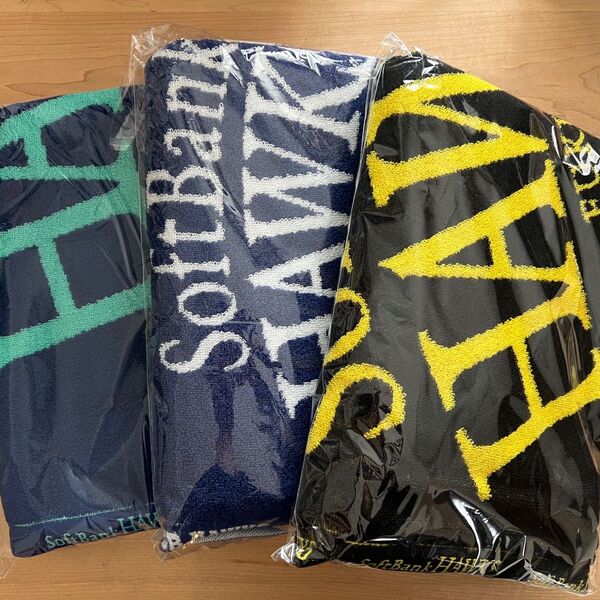 SoftBank HAWKS タオル 3枚セット 23.24.25CH バスタオル