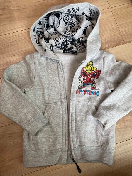 hysteric mini 正規品 ジップアップパーカー