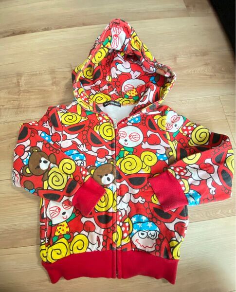 hysteric mini ジップアップパーカー