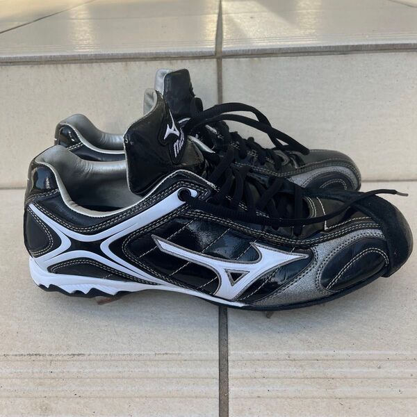 【MIZUNO】野球スパイクシューズ 金具スパイク 27.0cm 縫P加工ずみ(右投げ用)
