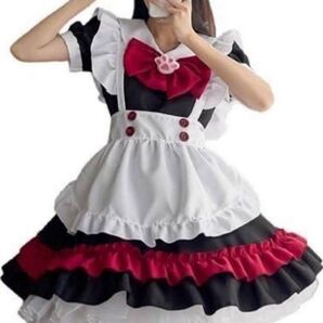 コスプレ メイド服 かわいい M コスプレメイド服 クリスマス イベント
